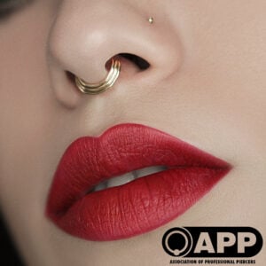 APP member certified professional piercer logo or certification badge