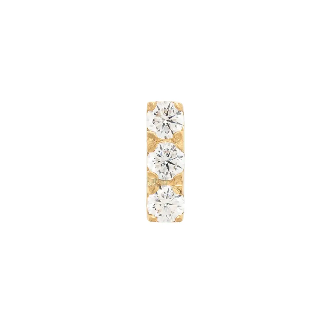 18K Gold Gem Bar 18K Gold Gem Bar
