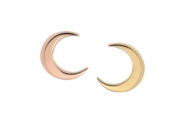 18k Gold Moon End