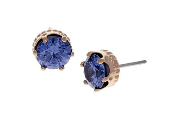 18k Faceted Queen End