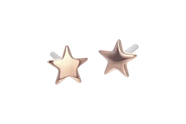 18K Gold Star End