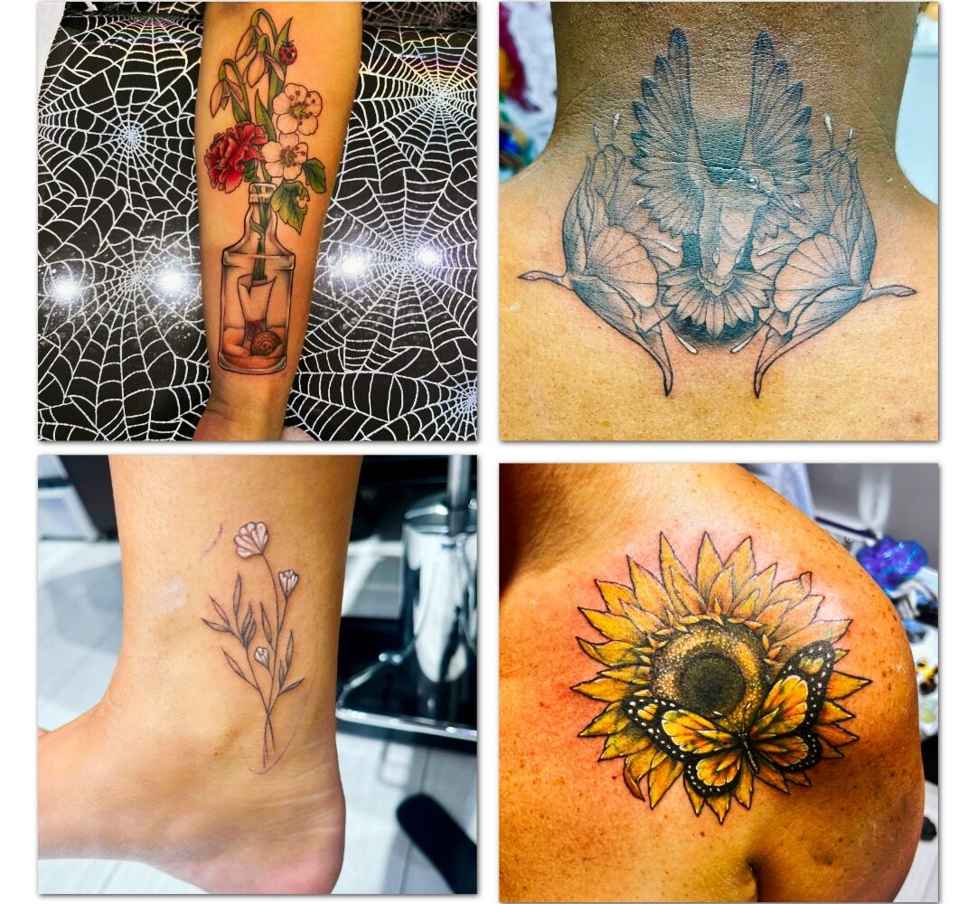 Tattoo artist working – understanding tattoo pain levels