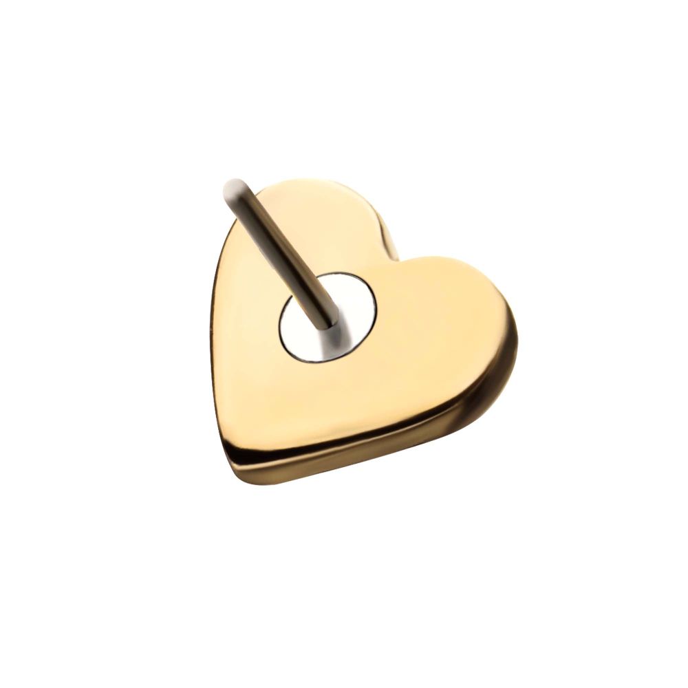 A 14K Heart Shape gold lock with a silver-toned shank, resembling a padlock, is displayed against a white background. A 14K Heart Shape gold lock with a silver-toned shank, resembling a padlock, is displayed against a white background.
