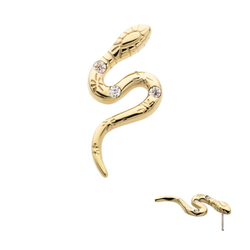14K Snake – Gem