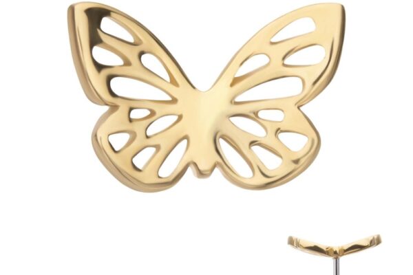 A 14K Monarch Butterfly.