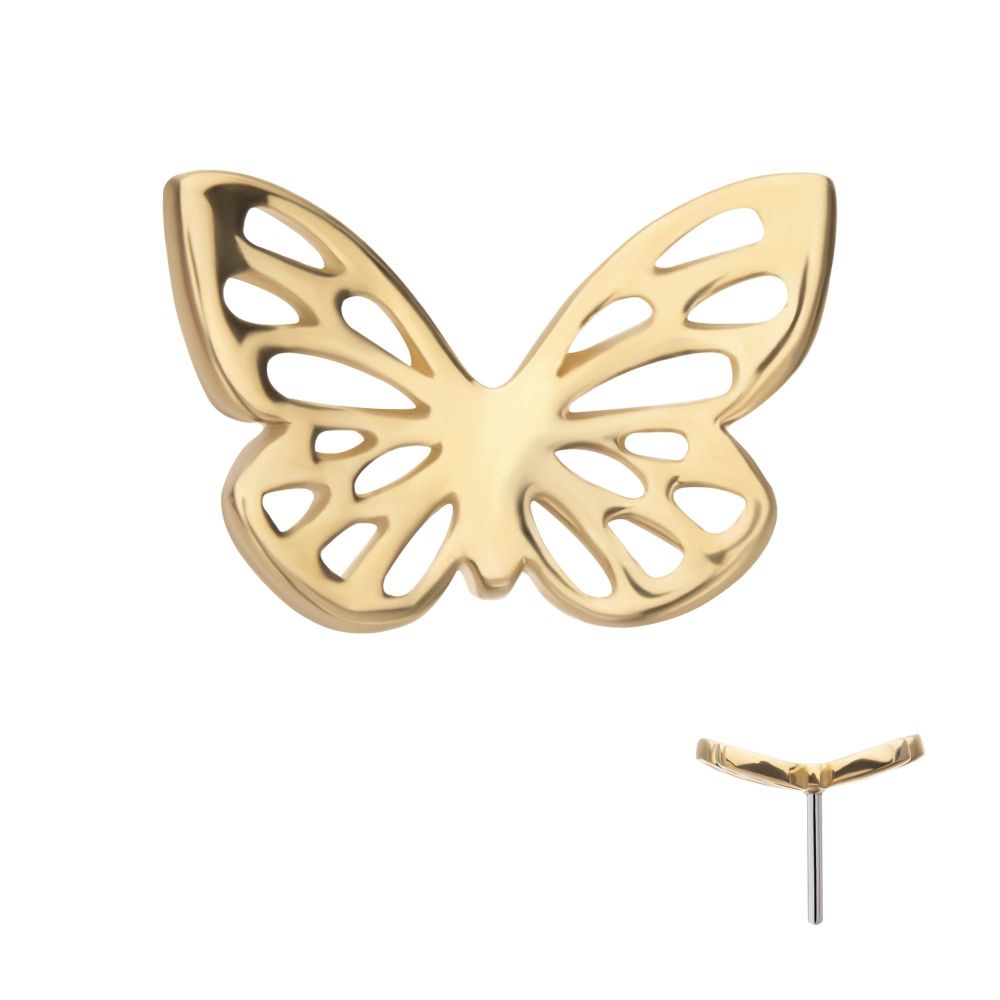 A 14K Monarch Butterfly.