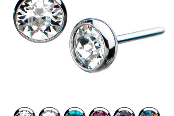 Bezel Set Front Facing Top 1.5mm-2.5mm