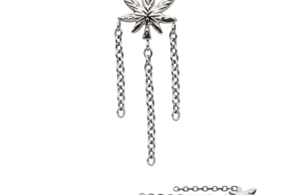 Pot Leaf Top with Triple Dangle Chain